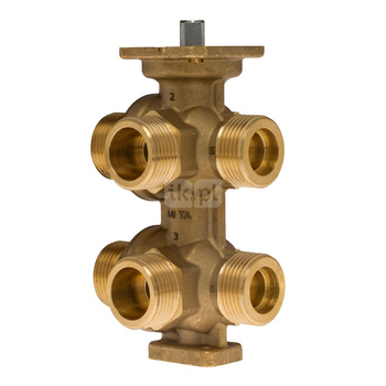 Zawory regulacyjne Zawór 6-drogowy TA-6 DN 15 DZR kvs=2.8