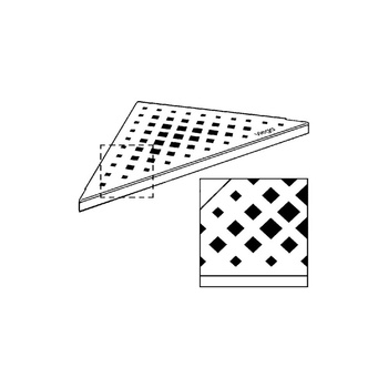 Advantix-ruszt Visign EA1 stal nierdzewna 1.4301, nr wzoru 4972.31 L: 165 H: 20 wykonanie: błyszczący