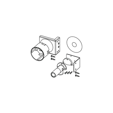 Zestaw przyłączeniowy do stelaży podtynkowych WC 9300079, 9300080, 9300082 dedykowanych do ceramik z funkcją myjącą TECE profil