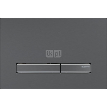 Przycisk uruchamiający Geberit Sigma50, przedni, czarny chrom, przyciski: czarny chrom