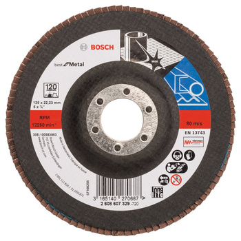 FLAP D.BEST F/METAL * 125X120 PROSTA