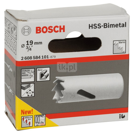 Piła otwornica HSS-Bimetal do adapterów standardowych 19 mm