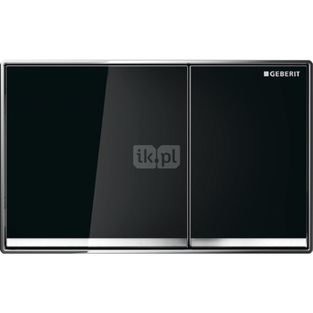 Przycisk uruchamiający Geberit Omega60, przedni/górny, czarny