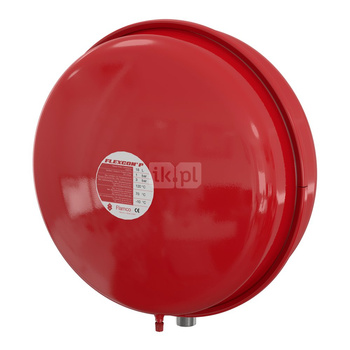 Naczynie wzbiorcze wiszące FLAMCO MEIBES Flexcon P, pojemność 18 l 1-, 3 bar / 120'C fi3/4'', kolor czerwony, do instalacji chłodn.C.O.