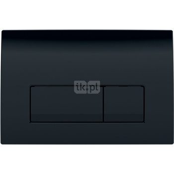 Przycisk uruchamiający Geberit Delta50, przedni, czarny RAL 9005