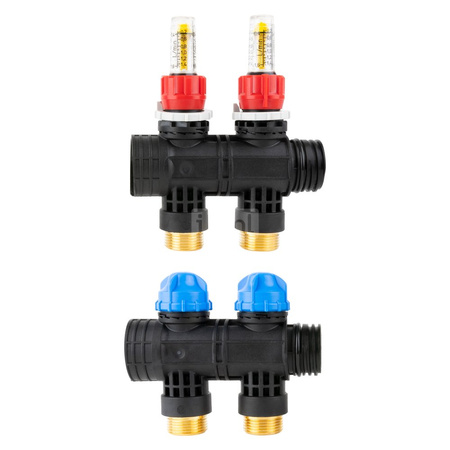 Rozszerzenie rozdzielacza ProCalida EF1 K o 2 obiegi, przepływomierz 0,2 - 1,6 l/min