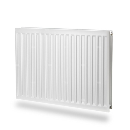 Grzejnik płytowy typ 10 higieniczny PURMO Hygiene H wym. 550 x 1100 mm, kolor biały, moc 652 W, front Profilowany