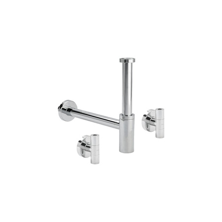 Zestaw Eleganta-syfon butelkowy mosiądz chrom., nr wzoru 5788.4 G: 1¼ DN: 32