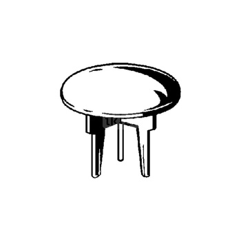 Kołpak przeznaczenie: zawór trzpieniowy, tworzywo szt. chrom., nr wzoru 5413.0