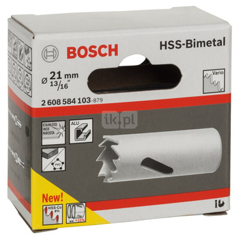 Piła otwornica HSS-Bimetal do adapterów standardowych 21 mm