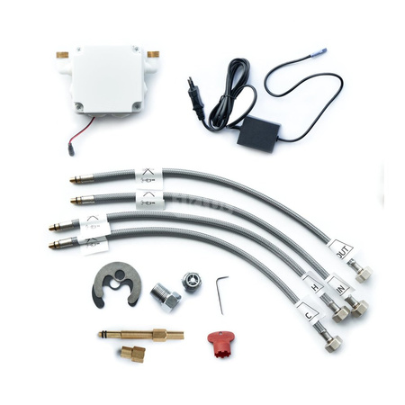 Deante Hiacynt Bateria umywalkowa stojąca sensorowa z regulacją temperatury (230V)