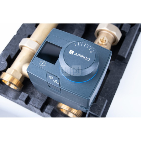 Grupa pompowa AFRISO PrimoTherm 180-2 DN25 GP 3-WM-R Vario GZ x GW 1 1/2'' x 1'', z zaworem mieszającym, z izolacją, z pompą obiegową