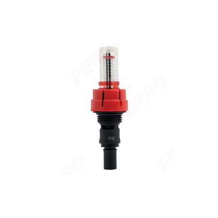 Przepływomierz FERRO równoważąco-pomiarowy mosiądz 6 bar gz 1/2'', przepływ 0-5 l/min