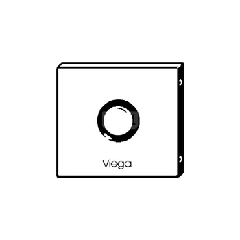 Płytka maskująca Visign for Public metal, nr wzoru 8326.8 płytka maskująca: stal nierdzewna szczotkowana