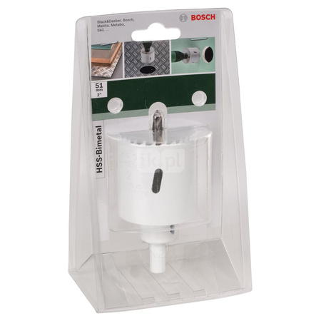 Piła otwornica HSS-Bimetal średnica = 51 mm