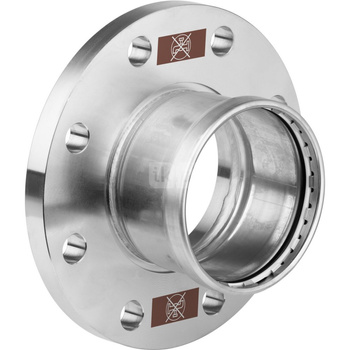 Złącze VIEGA 1759XL, stal nierdzewna / stal nierdzewna, DN 65 (zz x kołnierz)