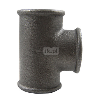 Trójnik nakrętny B1 czarny 1 1/4"