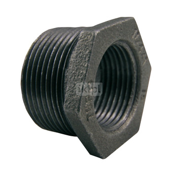 Złączka nakrętno-wkrętna /redukcja/ N4 czarna  2"x1"