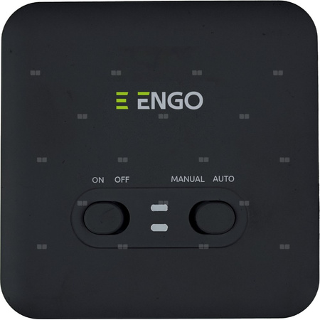 Termostat internetowy ENGO CONTROLS E20i-W bezprzewodowy bateria biały z wyświetlaczem + odbiornik