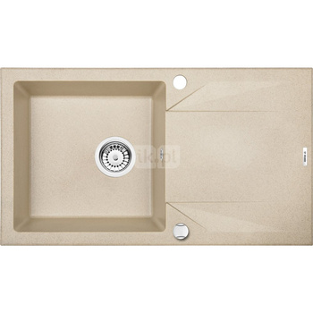 Deante Evora Zlewozmywak 1-komorowy z ociekaczem - piaskowy