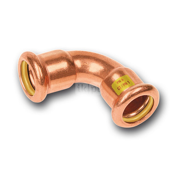 Łuk 90' SANHA Press Gas, Cu, 16 mm (zw x zw)