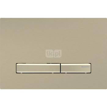 Przycisk uruchamiający Geberit Sigma50, przedni, mosiądz, przyciski: mosiądz