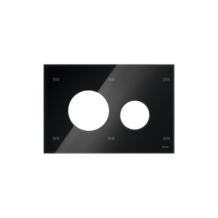 Przycisk spłukujący do stelaża (Mechaniczny) TECE loop - obudowa szkło, kolor czarny