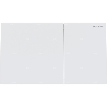 Przycisk uruchamiający Geberit Sigma70, przedni, stal nierdzewna biały mat