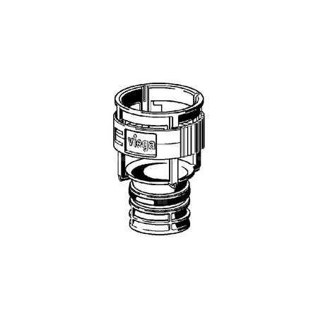 Gniazdo zaworu odpływowego z dławikiem przepływu przeznaczenie: spłuczka podtynkowa 3H, spłuczka podtynkowa 3L, tworzywo sztuczne, nr wzoru 8580.21
