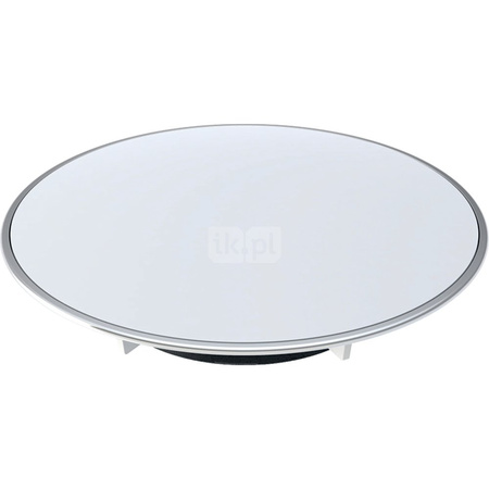 Pokrywa odpływu Geberit d90, do syfonu brodzikowego, wysokość zasyfonowania 30/50 mm, czarny mat