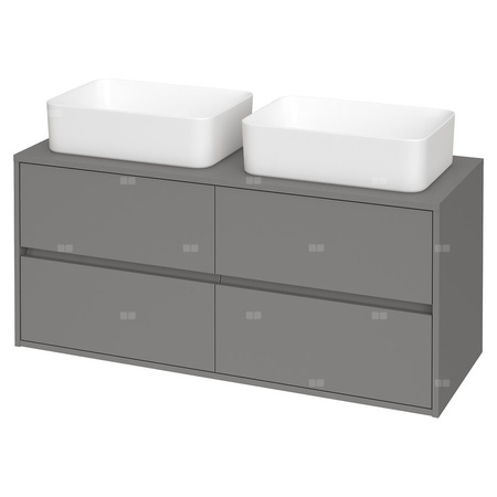 SZAFKA Z BLATEM UNIWERSALNYM CREA 120 SZARY MAT ZMONT