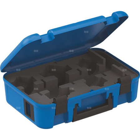 Walizka do zestawu skrobaków GEBERIT, kolor niebieski