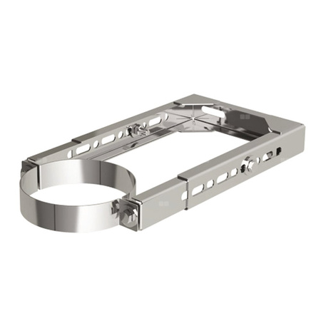 Uchwyt MK ŻARY PK WHT 3 stal nierdzewna fi 110/160 mm (mocowanie - Obejma do ściany regulowana)