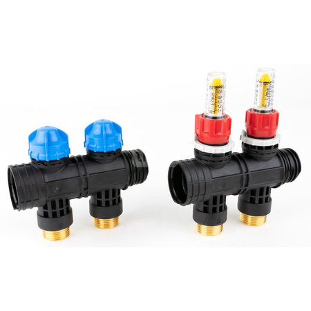 Rozszerzenie rozdzielacza ProCalida EF1 K o 2 obiegi, przepływomierz 0,2 - 1,6 l/min