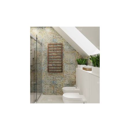 Grzejnik drabinkowy ENIX Billo, wym. 830 x 630 mm, kolor biały RAL9016, moc 366W