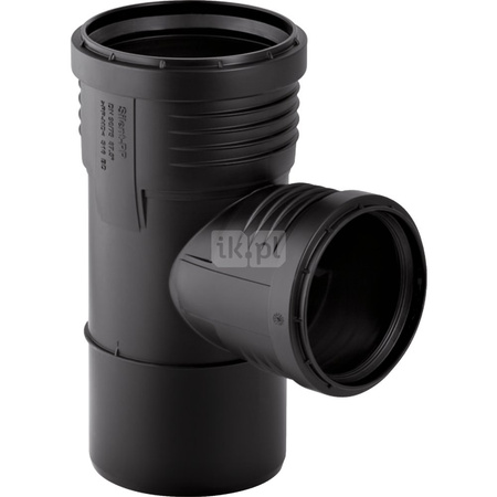 Trójnik GEBERIT Silent-PP polipropylen 125 mm (zw x mw x mw)