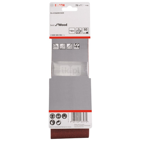 PAS BEZK. 75X508 BEST F/WOOD P60