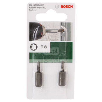 Standardowa końcówka wkręcająca T Torx T 8