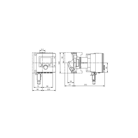 Pompa obiegowa WILO Stratos MAXO-Z 30/0,5-6 PN10 1x230 V 50/60 Hz, PN 10/10bar