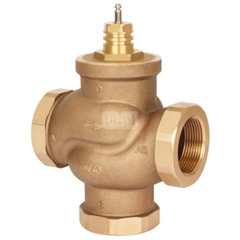 VRB 3 PN16 15/1 3-drogowy, grzybkowy, gwint wewn.