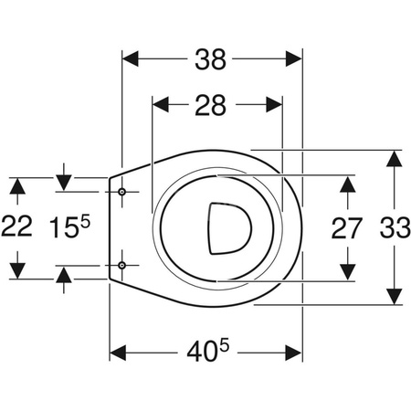 Miska WC stojąca GEBERIT Bambini
