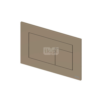 Przycisk spłukujący do stelaża (Mechaniczny) TECE velvet tworzywo, kolor beżowo - brązowy (castoro ottawa)