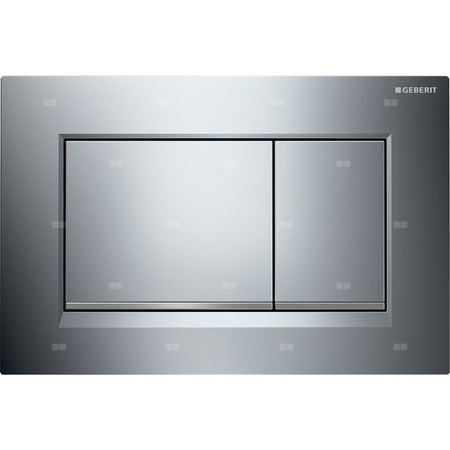 Przycisk uruchamiający Geberit Sigma30, przedni, chrom bł-chrom mat-chrom bł.
