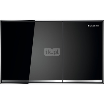 Przycisk uruchamiający Geberit Sigma60, przedni, szkło czarne