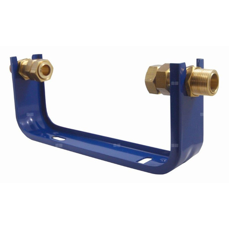 Konsola wodomierzowa 3/4" wodomierz, śrubunek 1", długość konsoli 340mm, (wod. 130 - 160mm) standard, bolce w komplecie