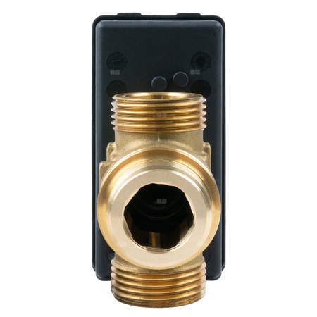 Zawór trójdrożny AFRISO AZV 642 mosiądz, średnica DN15 gwinty zewnętrzne silnik elektryczny