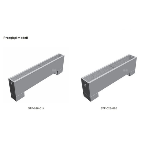 Grzejnik konwektorowy ZEHNDER Stana Neo, wym. 280 x 2600 mm, kolor biały, moc 6622 W