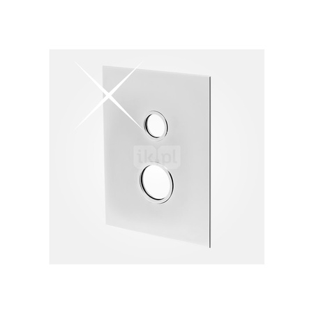 Bateria podtynkowa FERRO ALGEO SQUARE BOX 2-funkcyjna, kolor chrom