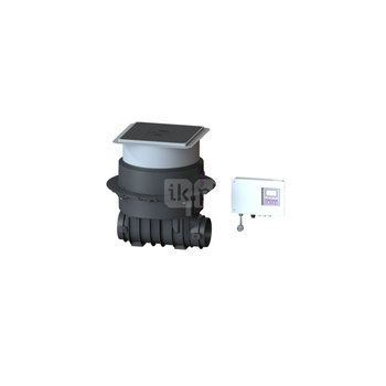 Zawór przeciwzalewowy z pompą Pumpfix F w wersji bez króćca dopływowego i odpływowego z pokrywą do wypełnienia płytkami i wpustem