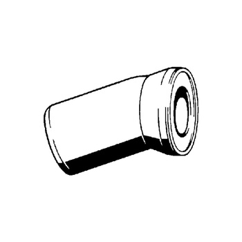 Łuk przyłączeniowy 22,5 st. przeznaczenie: WC, tworzywo sztuczne, nr wzoru 3813 DN: 100 L: 150 wykonanie: zielony mech